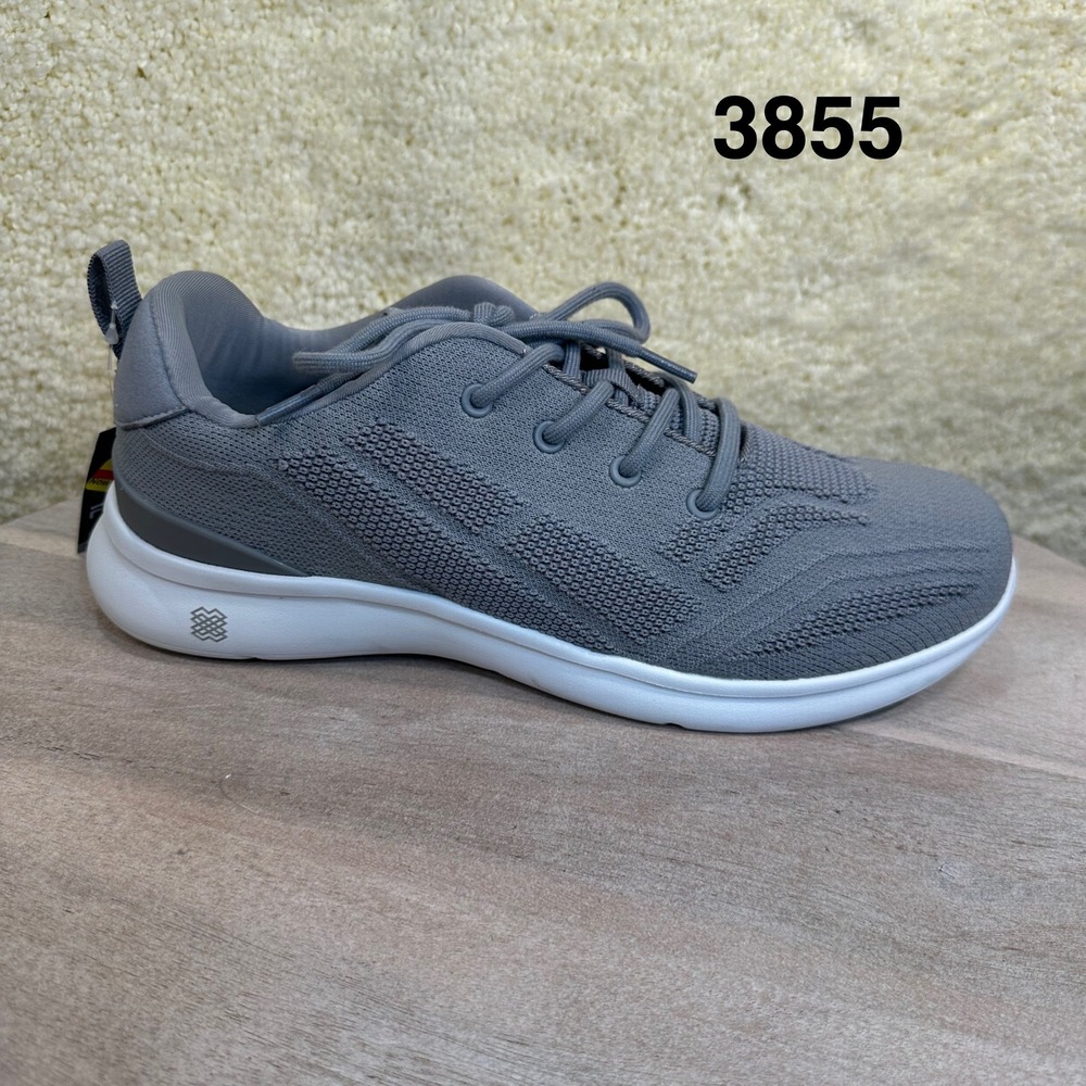 FLX Mens Grey Knit Training Sneakers Size 9 TRAININGSINKRM3 New